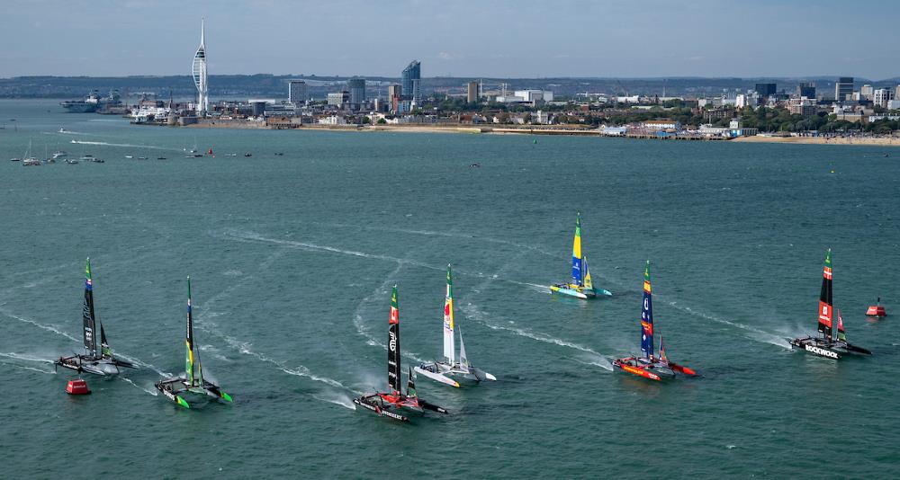 (c) Ricardo Pinto para Sail GP Portsmouth